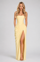 Soleil | Draped Strapless Maxi Dress