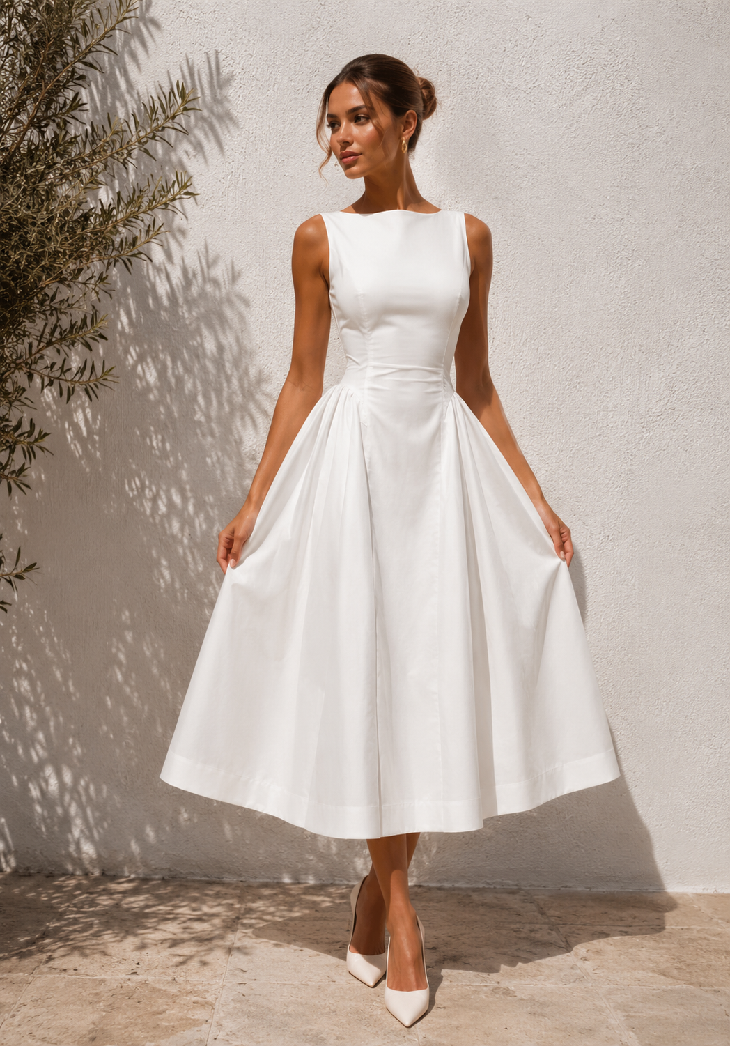 Celeste | Midi Dress A-Line Timeless Elegance