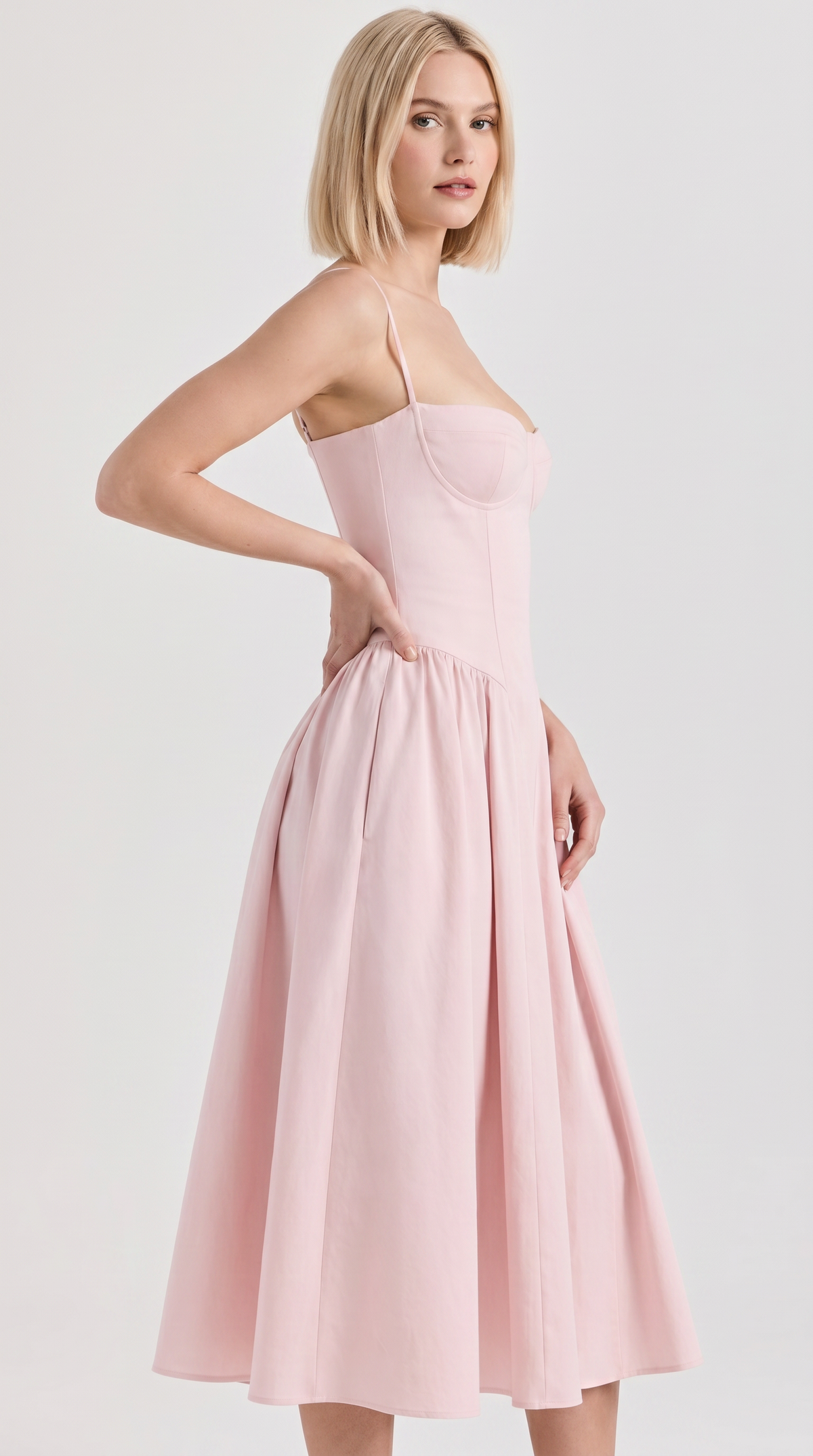 Adelina | Gorsetowa Sukienka Midi